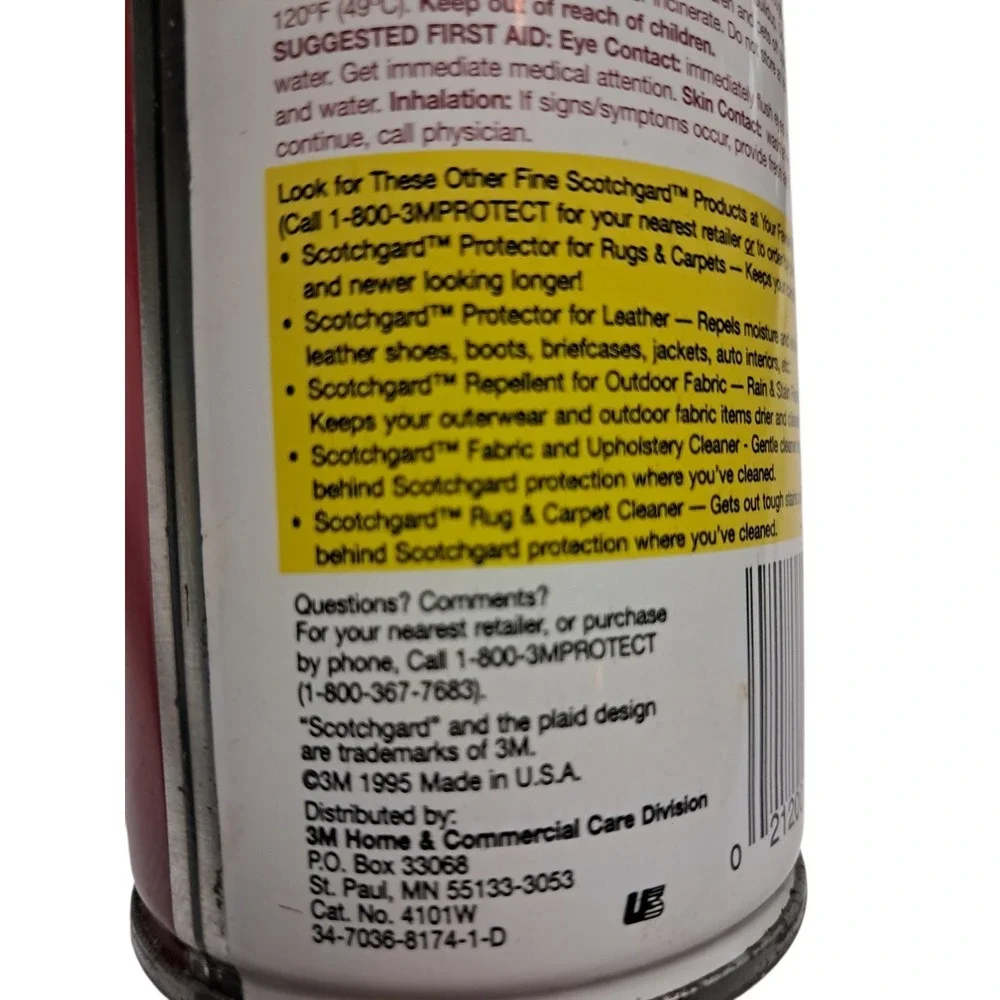 3M Scotchgard Fabric Protector Repels Liquids‎ Blocks Stains 14oz